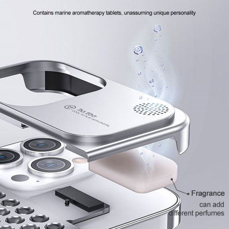 Lüks Manyetik Fragrance Aluminyum Iphone Kılıfları