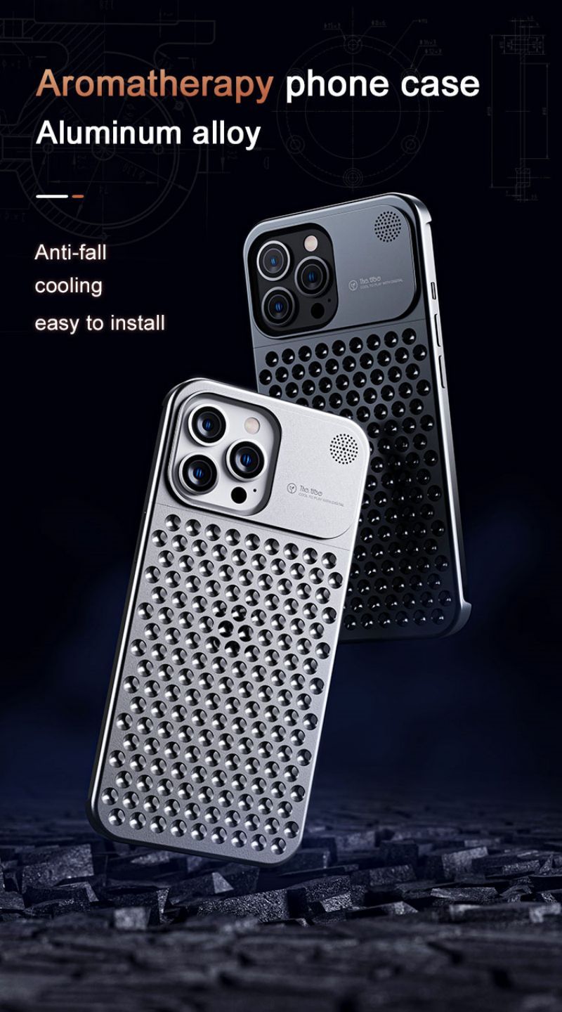 Lüks Manyetik Fragrance Aluminyum Iphone Kılıfları