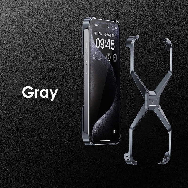Alüminyum X Çerçeveli Iphone Kılıf