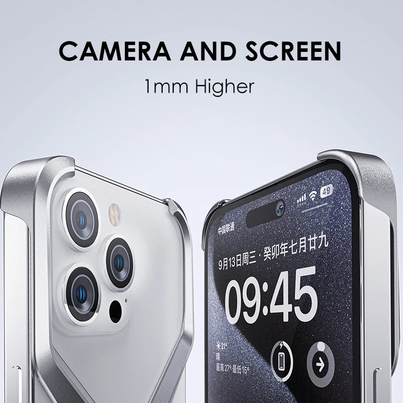 Alüminyum X Çerçeveli Iphone Kılıf