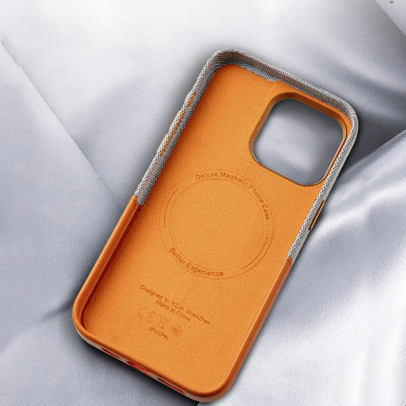 Kartlık Bölümlü Deri Iphone Kılıfları