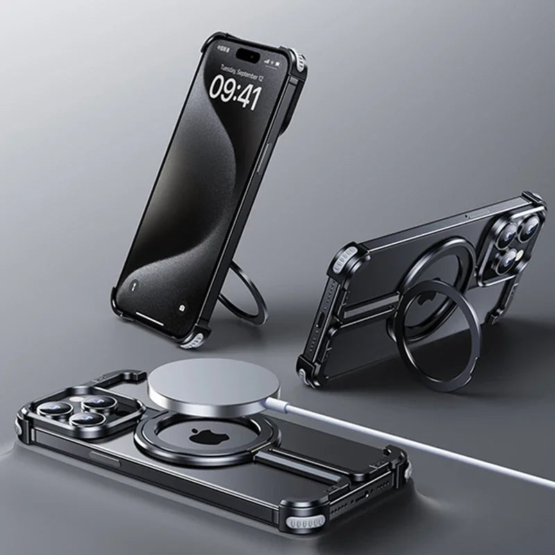 Metal Aluminyum Alaşım Çerçevesiz Iphone Kılıfları